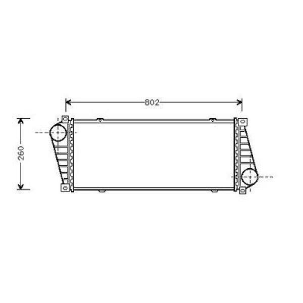 Ladeluftkühler für MERCEDES-BENZ SPRINTER 2-t Bus (901, 902)