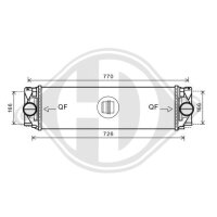Ladeluftkühler für MERCEDES-BENZ SPRINTER 3,5-t Bus (B906)