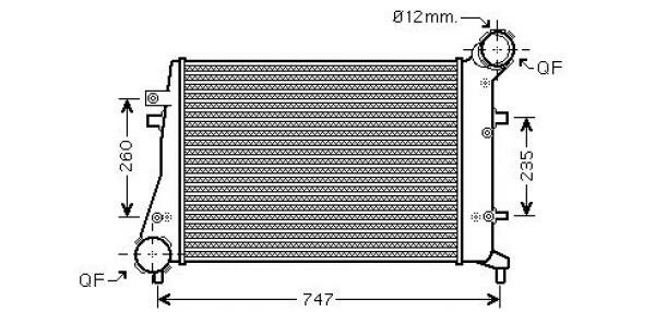 Ladeluftkühler für VW CADDY III Kasten/Großraumlimousine (2KA, 2KH, 2CA, 2CH)