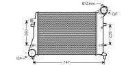 Ladeluftk&uuml;hler f&uuml;r VW CADDY III Kasten/Gro&szlig;raumlimousine (2KA, 2KH, 2CA, 2CH)