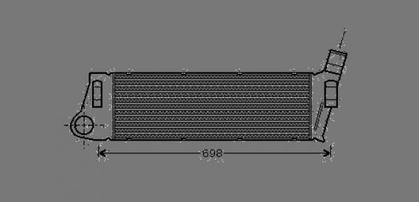 Ladeluftkühler für RENAULT MEGANE II Kombi (KM0/1_)