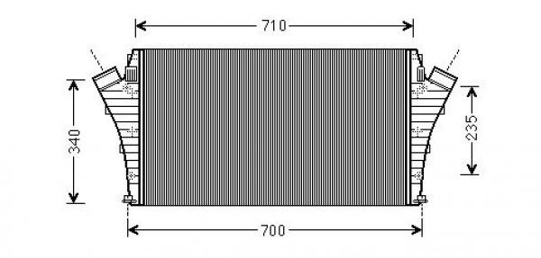 Ladeluftkühler für FIAT CROMA (194_)