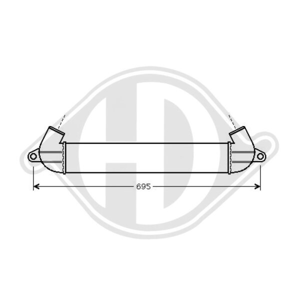 Ladeluftkühler für FIAT DOBLO Kasten/Großraumlimousine (223_)
