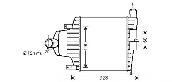 Ladeluftkühler für OPEL ASTRA H (A04)