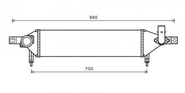 Ladeluftkühler für NISSAN QASHQAI / QASHQAI +2 I (J10, NJ10, JJ10E)