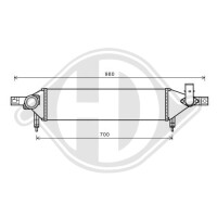 Ladeluftkühler für NISSAN QASHQAI I (J10, NJ10)