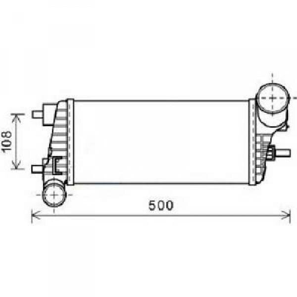 Ladeluftkühler für FORD FOCUS III Stufenheck