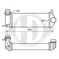 Ladeluftkühler für MERCEDES-BENZ CITAN Kasten/Großraumlimousine (W415)