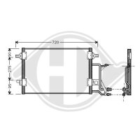 Kondensator, Klimaanlage für AUDI A6 C5 (4B2, 4B4)