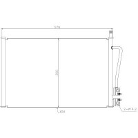 Kondensator, Klimaanlage für FORD FIESTA V (JH_, JD_)