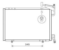 Kondensator, Klimaanlage für FORD B-MAX (JK)