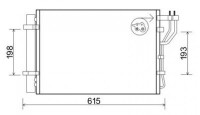 Kondensator, Klimaanlage f&uuml;r HYUNDAI ix20 (JC)