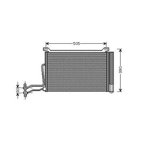 Kondensator, Klimaanlage für MINI MINI (R50, R53)