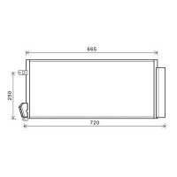 Kondensator, Klimaanlage f&uuml;r FIAT DOBLO Cargo (263_)