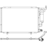 Kondensator, Klimaanlage für FORD FIESTA VI (CB1, CCN)