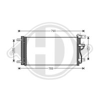 Kondensator, Klimaanlage für OPEL ANTARA A (L07)