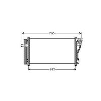Kondensator, Klimaanlage für HYUNDAI ACCENT III (MC)