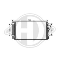 Kondensator, Klimaanlage  für HYUNDAI GRANDEUR (TG)
