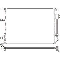 Kondensator, Klimaanlage für HYUNDAI VELOSTER (FS)