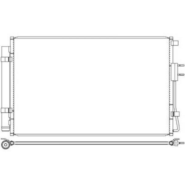 Kondensator, Klimaanlage für HYUNDAI SANTA FÉ III (DM, DMA)