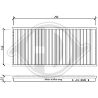 Filter, Innenraumluft für MERCEDES-BENZ SPRINTER 2-t...