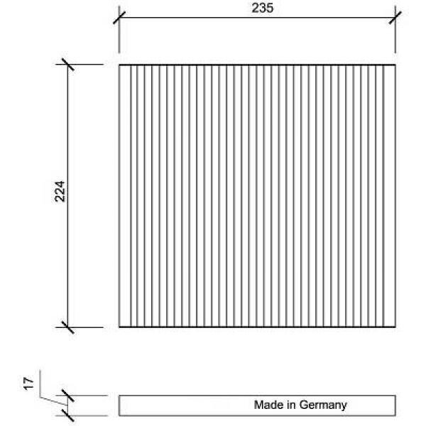 Filter, Innenraumluft für RENAULT MEGANE Scenic (JA0/1_)