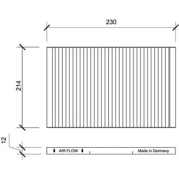 Filter, Innenraumluft für FIAT PALIO (178_)