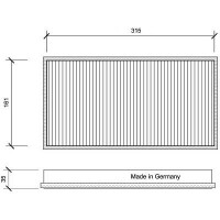 Filter, Innenraumluft f&uuml;r PEUGEOT 406 (8B)