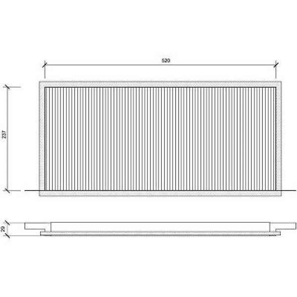 Filter, Innenraumluft für LAND ROVER RANGE ROVER III (L322)