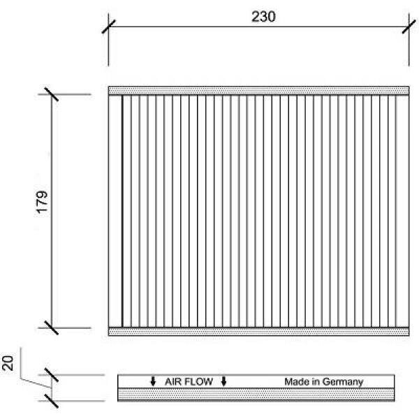 Filter, Innenraumluft für FIAT BRAVO II (198_)