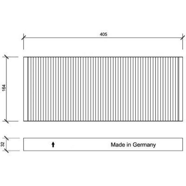 Filter, Innenraumluft für PEUGEOT 807 (EB_)