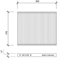 Filter, Innenraumluft für FIAT PANDA (169_)