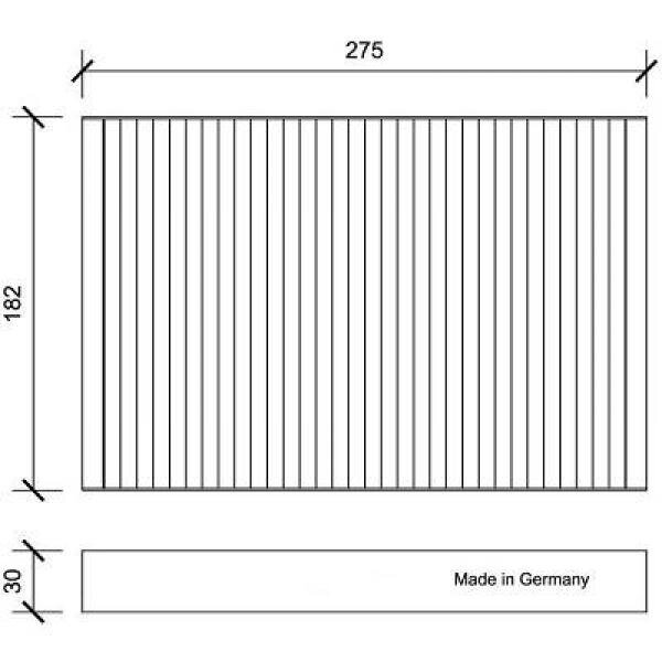 Filter, Innenraumluft für NISSAN MAXIMA / MAXIMA QX IV (A32)