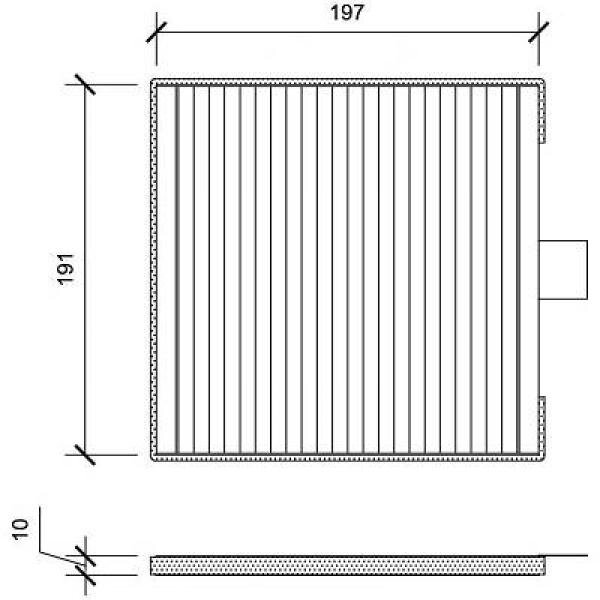 Filter, Innenraumluft für CHEVROLET MATIZ (M200, M250)