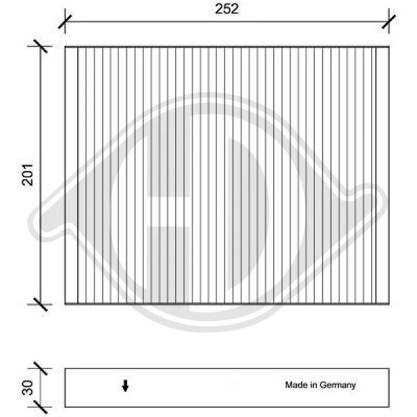 Filter, Innenraumluft für HYUNDAI ix55