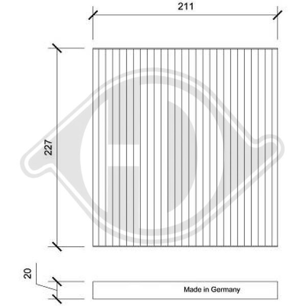 Filter, Innenraumluft für NISSAN MICRA IV (K13K, K13KK)
