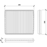 Filter, Innenraumluft für ROVER 200 Cabriolet (XW)