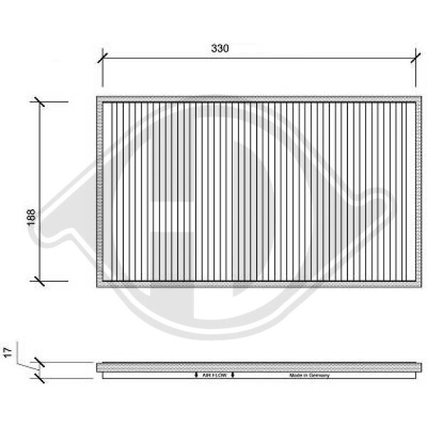 Filter, Innenraumluft für OPEL CORSA B (S93)