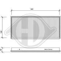 Filter, Innenraumluft für FORD FIESTA IV (JA_, JB_)