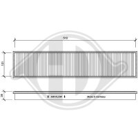 Filter, Innenraumluft für JAGUAR X-TYPE I (X400)