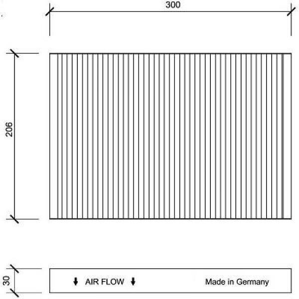 Filter, Innenraumluft für AUDI A6 C5 (4B2)