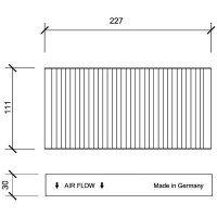 Filter, Innenraumluft f&uuml;r HONDA CIVIC VII Hatchback (EU, EP, EV)