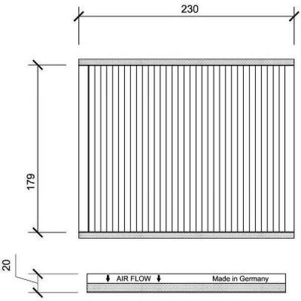 Filter, Innenraumluft für FIAT BRAVO II (198_)