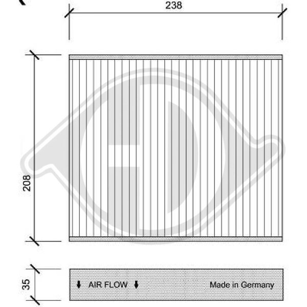 Filter, Innenraumluft für FORD MONDEO IV Turnier (BA7)