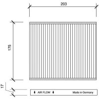 Filter, Innenraumluft für FIAT PANDA (169_)