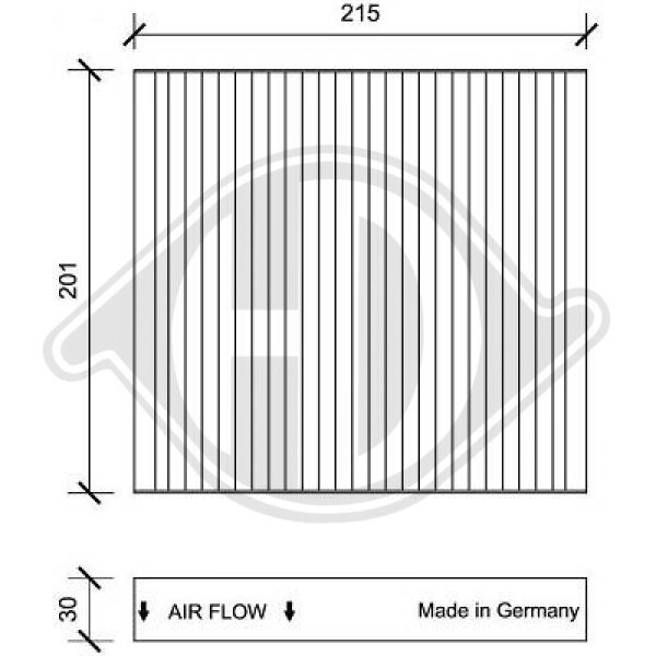 Filter, Innenraumluft für MITSUBISHI OUTLANDER II (CW_W)