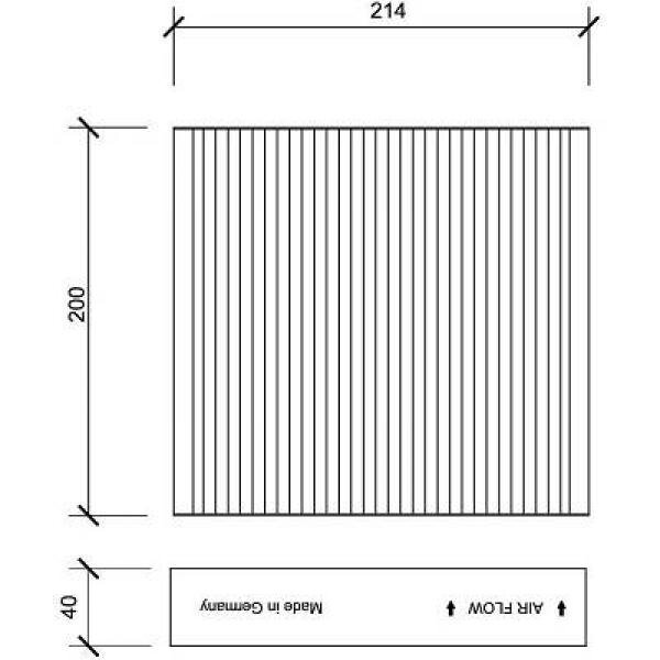 Filter, Innenraumluft für ALFA ROMEO 159 (939_)