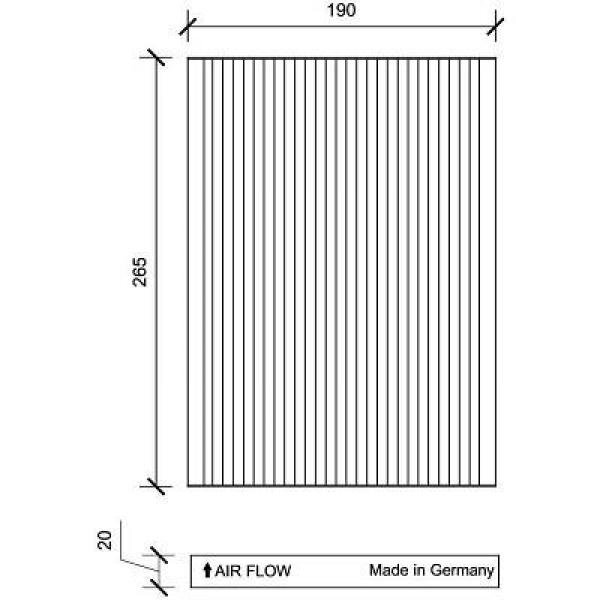 Filter, Innenraumluft für NISSAN X-TRAIL (T31)