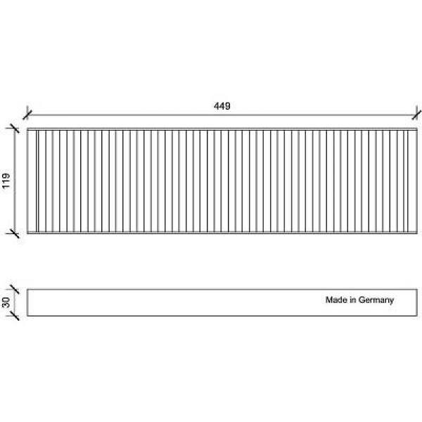 Filter, Innenraumluft für MINI MINI (R56)