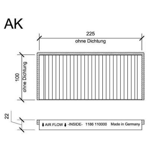 Filter, Innenraumluft für MAZDA MPV II (LW)